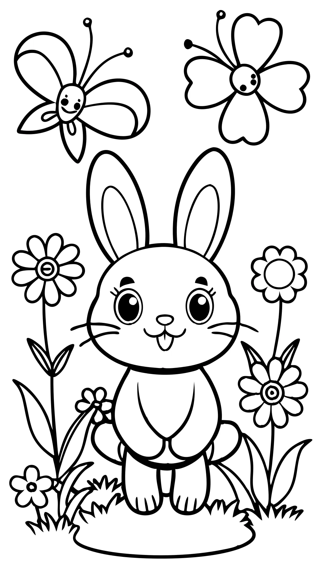 spring coloring pages for toddlers